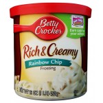 Betty Crocker Rich & Creamy Cream Cheese Frosting 16 OZ (453g) 8 Packungen AUSVERKAUFT